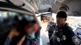 Com a droga na mão, trio insiste na mentira diante da IOPE - Diretor Elias Junior