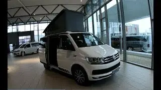 Volkswagen VW T6 Bus Camper Van California Beach edition candy white walkaround + interior K1067