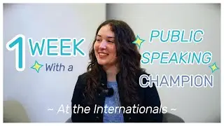 A WEEK at the ESU INTERNATIONAL PUBLIC SPEAKING COMPETITION | Interview 2: In-Depth into the IPSC