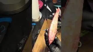 REAL FISH SKIN LURE | OBAKE WEKE FISH SKIN #Fishing #LureBuilding #FishSkin #Art