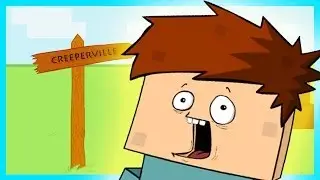Creeperville Episode 1 - (Minecraft Parody) - @Crunchlins