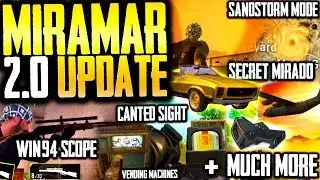 MASSIVE MIRAMAR 2.0 UPDATE - ALL NEW FEATURES (PUBG MOBILE 0.18.0)