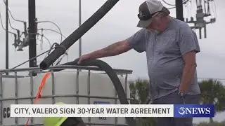 City, Valero sign 30-year water agreement