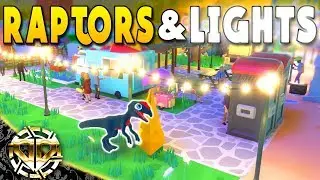 RAPTOR AND LIGHTING PARK DESIGN : Parkasaurus Gameplay : EP 3