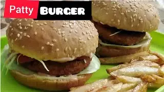 Homemade Easy patty burger |chicken patty burger | McDonald's KFC chicken burger
