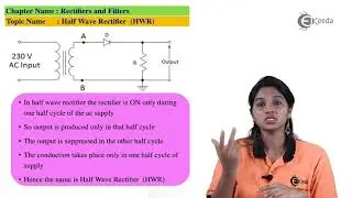 Half Wave Rectifier - Rectifier and Filters - Basic Electronics