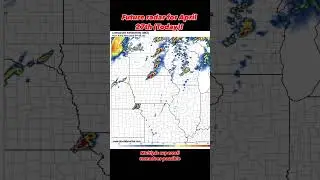 Future radar in upper midwest region! Stay weather aware today ⚠️