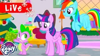 🔴 LIVE Friendship is Magic 🎄 CHRISTMAS EPISODES ❄️ Happy Holidays! 🎁  My Little Pony FULL EPISODES