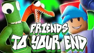 Friday Night Funkin 'VS Rainbow Friends - Green & Orange (SONG) Friends To Your End // FNF MODS