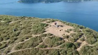 Ap Lei Chau Hike drone shot