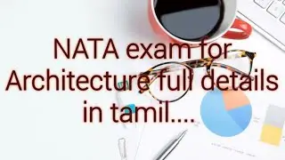 NATA Exam basic details in tamil...