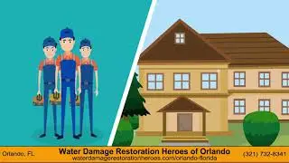 Water Damage Restoration Heroes Orlando. #moldremoval #moldremediation #waterdamagerestoration