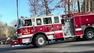 Arlington county fire engine 108 returning #mutual aid 