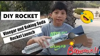 Empty Bottle Rocket (Vinegar and Baking Soda Science Experiment)