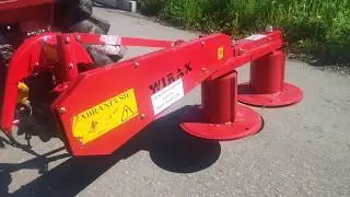 Review of the Wirax 125 cm Rotary Mower for Mini-Tractors from 20 HP / Attachments for PROGRESS A...
