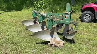 Yard Art....Country Style! Three Bottom Oliver Plow