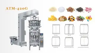 Autompack ATM 420G 1.6L ten heads Multihead weighers Dosing System Pulses Packaging Machine Price