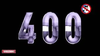 400 seconds Silver color change timer  countdown alarm🔔[No music]
