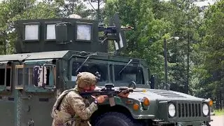 US Soldiers Tested in Convoy Protection & Threat Response