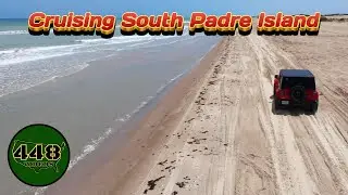 Cruising South Padre Island In the Jeep a Few Miles North of Beach Access 6 #jeep #jeeplife #4x4