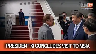 Chinese President Xi Jinping leaves Msia after three-day state visit