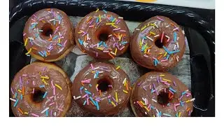 Only 3 ingredients/Eggless donuts 🍩🍩/donuts recipe 🍩/#yummy / @Mysmallworld86