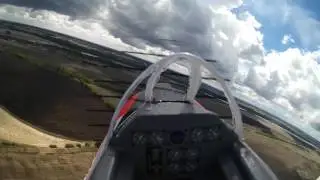 T-28 cockpit view