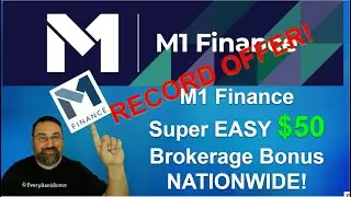 M1 Finance EASY, NATIONWIDE $50 Brokerage Account Bonus Offer!