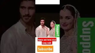 hania and feroz ramp walk viral#haniaamir#ferozekhan #rampwalk#modeling #viralshots#trendingupdates