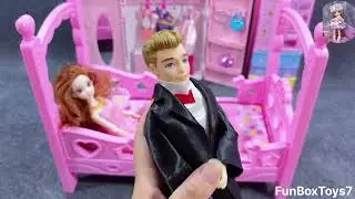 13 Minutes of Barbie Princess Bedroom Unboxing 💖 | Disney Toys ASMR for Relaxing & Satisfying Sounds