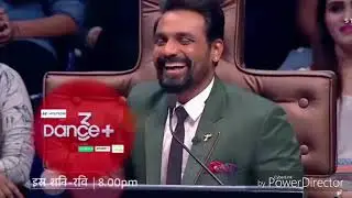 Dance__3___Kangana_Ranaut_gives kiss to raghav_starplus_ in front of_ remo_dsouja