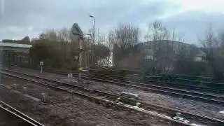 Passing Mill Hill & Blackburn on Board Class 805 Avanti West Coast 
