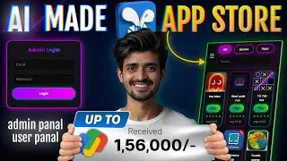 How I Built an App Store Using Just My Phone & AI 🤯 | No Coding Needed! (Full Tutorial)