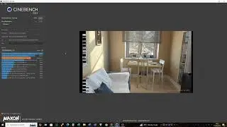 13600k cinebench multi run through at stock settings