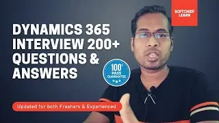 Dynamics 365 CRM / CE interview questions and answers for Freshers and Experienced | TCS | Accenture