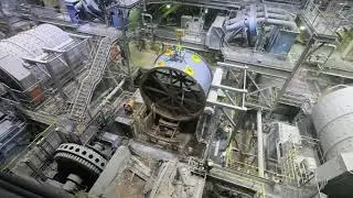 Time-Lapse of Ball Mill #4 Changeout at Pinto Valley Mine
