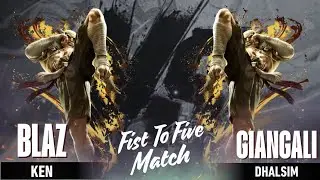 SF6 - Blaz vs giangali FT5 🔥INSANE Mirror match🔥 The Latan force is Live💥