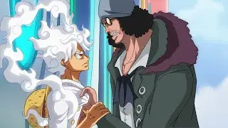 Luffy furioso ap&oacute;s Aokiji revelar que entregou Garp ao Barba Negra em One Piece