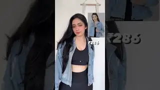 #meeshofinds denim jacket 🧥 ₹286😱#meeshoshopping #meeshohaul #meesho #winterfashion #viralshort