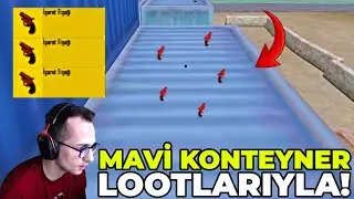 MAVİ KONTEYNER LOOTLARIYLA WIN ALMAK ! PUBG MOBILE