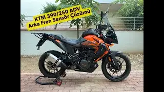KTM 390 Adv, arka fren sens&ouml;r &ccedil;&ouml;z&uuml;m&uuml; / Rear Brake Sensor Problem Solving