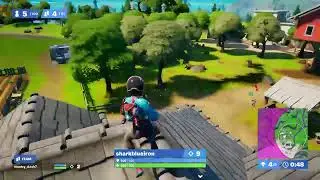 Fortnite Battle Royale Gameplay JADE RACER Skin Duos Shark-Nearb Win Victoria 11kills Ryufalcon Blue