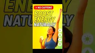Daily Habits to Boost Energy Naturally ⚡ |Natural energy tips| #shorts #EnergyBoost