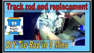 How to replace track rod ends (tie rods) on a Renault Megane.