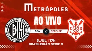 SÉRIE D JOGO COMPLETO: ASA-AL 2 X 2 SERGIPE-SE - 05/07/2025