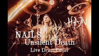 HAJN | NAILS - Unsilent Death Live Drum Cover at Beta, CPH with NAKKEKNAEKKER