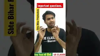 Most Important Questions for SBTE Bihar 3rd semester civil Engineering