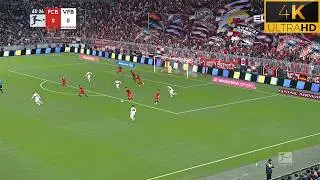 4К | Звуковые и графические моды для PES 2024 Ultra Realism | Бавария Мюнхен против Штутгарта | Бундеслига 24/25