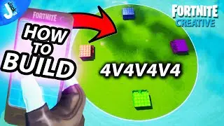How To Build a ZONE WARS 4V4V4V4 Map | GO GOATED ZONE WARS | Fortnite Creative - DETAILED Tutorial