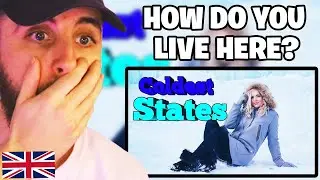 Brit Reacts to Top 10 Coldest States in America